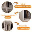 Ver imagem 6 de Roupeiro Casal Closet Light Premium Moderna