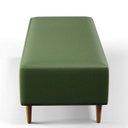 Ver imagem 7 de Puff Decorativo Sala de Estar Bali W01 Pés Palito 120x50cm Facto Verde Musgo