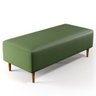 Puff Decorativo Sala de Estar Bali W01 Pés Palito 120x50cm Facto Verde Musgo - 1
