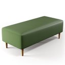 Ver imagem 2 de Puff Decorativo Sala de Estar Bali W01 Pés Palito 120x50cm Facto Verde Musgo