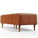 Ver imagem 7 de Puff Decorativo Sala de Estar Bali W01 Pés Palito 120x50cm Couríssimo Camel