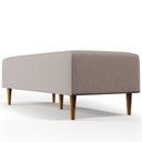 Ver imagem 7 de Kit 2 Puffs Decorativos Sala de Estar Bali W01 Pés Palito 120x50cm Linho Bege