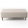 Puff Decorativo Sala de Estar Bali W01 Pés Palito 120x50cm Linho Cru - 6