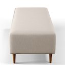 Ver imagem 5 de Puff Decorativo Sala de Estar Bali W01 Pés Palito 120x50cm Linho Cru