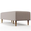 Ver imagem 7 de Puff Decorativo Sala de Estar Bali W01 Pés Palito 120x50cm Linho Bege