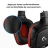 Headset Gamer Logitech G332 Stereo Drivers 50 Mm Multi-Plataforma - 7