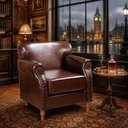 Ver imagem 1 de Poltrona Chesterfield Classica Londres Cadeira Luxo Retrô