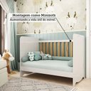 Ver imagem 4 de Berço Peroba Ben Americano Branco c/ Amêndoa 3 em 1 Infantil