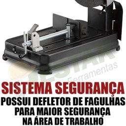Policorte Serra Rápida De Cortar Alumínio E Ferro Metalon - 3