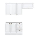 Ver imagem 1 de Cozinha Modulada Nova York 3 Peças Branco Hp – Henn