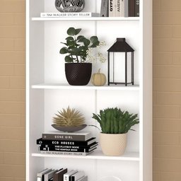 Aparador Despensa Estante Com 4 Prateleiras Branco - 3