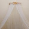 Dossel Imperio Laço Com Mosquiteiro Tule Dourado - 2