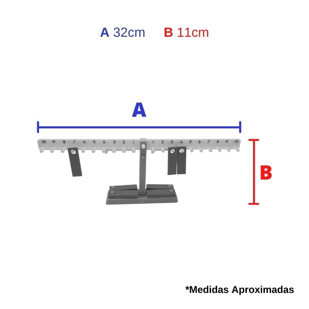 Balança Numérica Matemática Material Pedagógico Didático MMP - 6