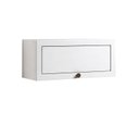 Ver imagem 3 de Armário Aéreo Basculante de 80 cm 1 Porta Americano Provençal Conecta Branco/Fosco