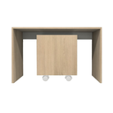 Ver imagem 3 de Mesa Organizadora de Brinquedos Infantil 1 Baú 100% Mdf Plancasa:carvalho