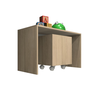 Mesa Organizadora de Brinquedos Infantil 1 Baú 100% Mdf Plancasa:carvalho - 4