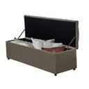 Ver imagem 2 de Painel Cabeceira com Bau Dubai 1.28 Viuva Suede Bege