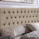 Ver imagem 3 de Painel Cabeceira com Bau Dubai 1.28 Viuva Suede Bege
