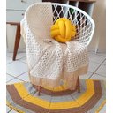 Ver imagem 2 de Almofada de nó Escandinavo Amarelo