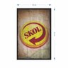 Quadro Decorativo Cerveja Skol 30X45 Usual Ecograph - 3