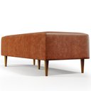Ver imagem 7 de Kit 2 Puffs Decorativos Sala de Estar Bali W01 Pés Palito 120x50cm Couríssimo Camel