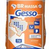 Kit 5 Gesso 1kg Branco Em Pó Secagem Rápida BR Massa - 1