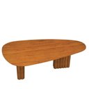 Ver imagem 6 de Mesa para Sala de Jantar Isis Orgânica 2,00m Cinamomo - Leifer