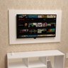 Painel para TV 43 Polegadas Vitória Branco - Móveise - 4