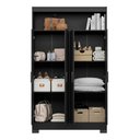 Ver imagem 2 de Armário Multiuso Duplo Nt4040 8 Portas Preto Tx Notável Móveis