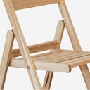 Ver imagem 4 de Cadeira Bistrô Dobrável em Madeira Maciça sem Pintura