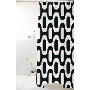 Cortina para Box Poliéster 198cm X 180cm Komlog Copacabana