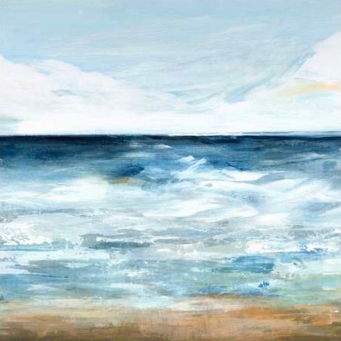 Blue Ocean I Canaleta 60x60cm Preta