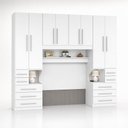 Ver imagem 3 de Guarda-Roupa de Casal King Size sem Cama 1223SK Branco