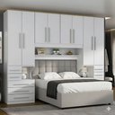 Ver imagem 4 de Guarda-Roupa de Casal King Size sem Cama 1223SK Branco