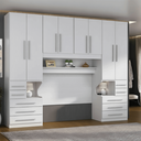 Ver imagem 1 de Guarda-Roupa de Casal King Size sem Cama 1223SK Branco