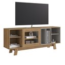 Ver imagem 3 de Rack para TV até 65" Moderno 2 Portas 4 Nichos 162cm Emovell