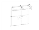 Ver imagem 3 de Rack com Painel para TV até 60” com 2 Portas e Nichos