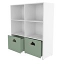 Ver imagem 5 de Estante de Nichos com Baús Organizadores Nuvem Simon 100% Mdf Woodcore