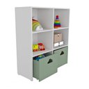 Ver imagem 2 de Estante de Nichos com Baús Organizadores Nuvem Simon 100% Mdf Woodcore