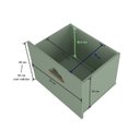 Ver mais imagens de Estante de Nichos com Baús Organizadores Nuvem Simon 100% Mdf Woodcore