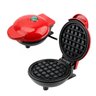 Mini Maquina de Waffles Panqueca Cozinha Refeiçao Antiaderente Cafe da Manha Lanche Ab.MIDIA LG-SK06 - 1