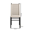 Ver imagem 4 de Mesa de Jantar 4 Lugares Belle Tokio Preto/off White - Art Panta