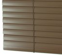 Ver imagem 4 de Persiana Horizontal 25mm Alumínio Crisdan sem Furos Aparente Largura 1,50 X 1,00 Altura Marrom