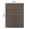 Tapete Sisal Sintetico Riscado 2,50 x 3,00 Marrom com Argila e Bege - 4