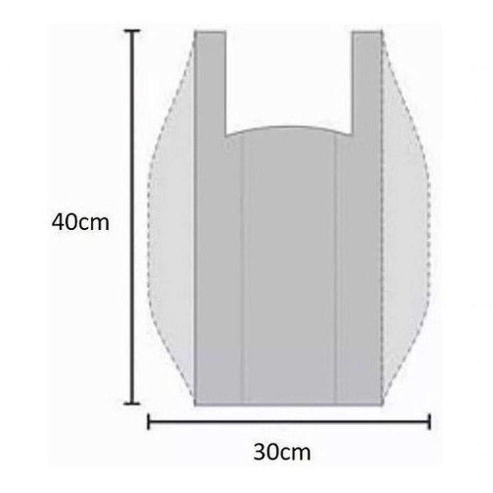 Sacola Plastica Reciclada Reforçada Kit 10kg 40x50 - 2
