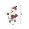Kit 4 Bonecos Natal Papai Noel, Boneco Neve, Rena e Urso - 4