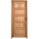 Ver imagem 3 de Kit Porta Pronta Maciça de Eucalipto 214x87x14cm PP01 Abertura Esquerda Cruzeiro Portas