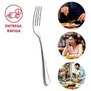 Ver imagem 4 de Kit 06 Garfo de Mesa Inox Line Continental Restaurante Metal
