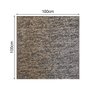 Tapete Sisal Sintetico Mesclado Argila com Bege 1,00 x 1,00 - 4