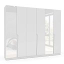 Ver imagem 3 de Guarda Roupa Casal 6 Portas e 4 Gavetas com Espelho 240848 Linha Porto Politorno Móveis